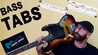 You were on my mind Crispian St Peters BASS COVER  PLAY ALONG TAB  SCORE [upl. by Ojeitak]