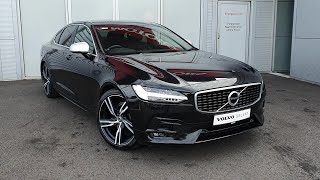 YN68HRL  2018 Volvo S90 RDesign Pro D4 Geartronic Auto StartStop 36900 [upl. by Nhor]