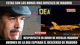 URGENTE DESPERFECTO en avion de MADURO AVIONES de la DEA en ALERTA antes de su DESCENSO [upl. by Annora]