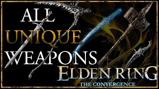 The Convergence Mod Alpha 14 Update  All Weapons Showcase Elden Ring [upl. by Hayyikaz]