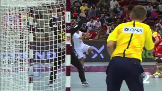 Top five plays for January 16 amp 17  IHFtv World Mens Handball Championship Qatar 2015 [upl. by Yleoj244]