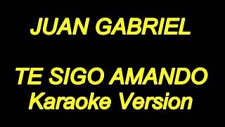 Juan Gabriel  Te Sigo Amando Karaoke Lyrics NUEVO [upl. by Ashti]