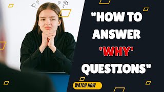 Mastering WHY Question Responses  IELTS Speaking [upl. by Euqinorev229]