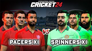 Jasprit Bumrahs Pacers XI vs Rashid Khans Spinners XI 😍🔥  Cricket 24 [upl. by Pelletier]