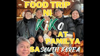 Food Trip ni Kiko Sharon at Pamilya sa South Korea  Hello Pagkain [upl. by Thrasher]