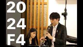 Darius Milhaud Scaramouche op 165d｜2024 F4 concert [upl. by Anelet688]