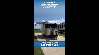 Tour The NEW 2025 Airstream Caravel 16RB  Available Now at Great American RV [upl. by Aissej]