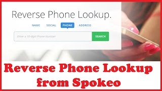 Reverse Phone Lookup from Spokeo [upl. by Coray]