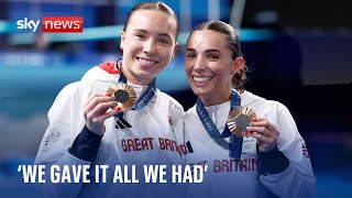 Paris Olympics 2024 Team GB bronze medallists say they gave it all we had [upl. by Abdul]