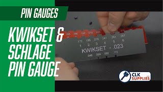 Kwikset amp Schlage Pin Gauge from clksuppliescom [upl. by Inait]