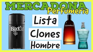 MERCADONA CLONES perfumes HOMBRE 🌺 actualizado [upl. by Casandra]