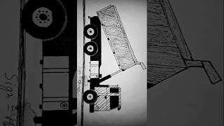 india dumper truck trailer drawing yt [upl. by Nedyrb]