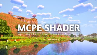 TOP 3 SHADER MCPE 120 amp 121  MCPE SHADER  COMPILATION SHADER amp SUPPORT RENDER DRAGON [upl. by Ennaesor820]