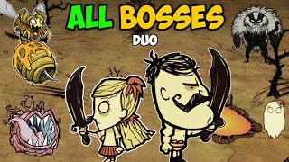 Duo ALL Bosses in Dont Starve Together Speedrun [upl. by Mindy260]