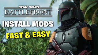 Star Wars Battlefront 2  How to install mods on Battlefront 2 TUTORIAL 2023 Fast amp Easy [upl. by Seabrooke]