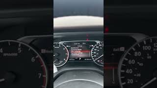 Changing the digital speedometer from kmh to mph on the 202120222023 Nissan Rogue [upl. by Duquette]