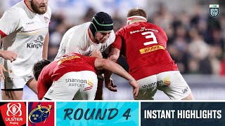 Ulster v Munster  Instant Highlights  Round 4  URC 202324 [upl. by Davine]