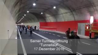 Sarntal Tunneleröffnung quotTunnellaufquot 17 12 2016 [upl. by Otrebcire]