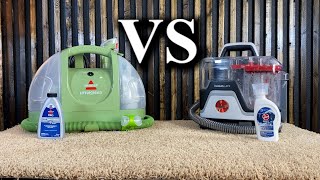 Bissell Green Machine VS the Hoover Cleanslate  Which is Better [upl. by Lachus436]