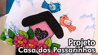 Patch Aplique  Ateliê na TV  Márcia Caires  Casa dos Passarinhos [upl. by Shargel]