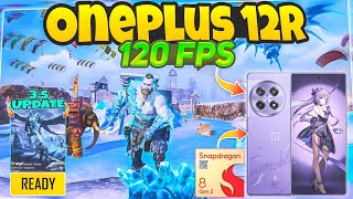 🔥OnePlus 12R  90Fps BGMI Test with Fps  OnePlus 12R 120fps Gaming [upl. by Keppel]