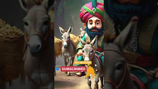 एक गधा खो गया  hindi Story  funny story  Nasruddin Story  shorts [upl. by Norbel]