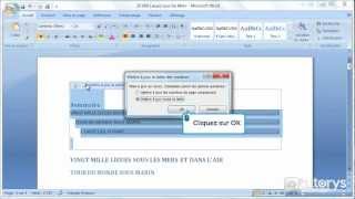 Comment insérer une table des matières automatique avec Word 2007 [upl. by Rozanna]