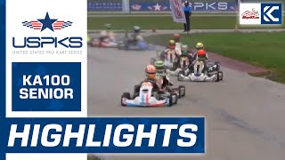 2024 US Pro Kart Series Round 5 Highlights KA100 Senior [upl. by Little]