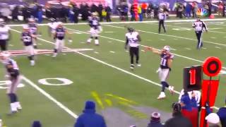 Edelman touchdown pass to Amendola 2015 NFL Playoffs [upl. by Annekahs]