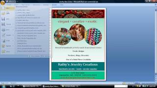 Make a Flyer using Word [upl. by Isa]