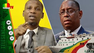 Liaison ZiguinchorDakar  Clédor Sène charge Macky Sall quotLi Waralone niou arrêté bateau biquot [upl. by Shandie]