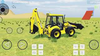 jcb new mod 2024  jcb 3dx loader new gameplay [upl. by Sul737]