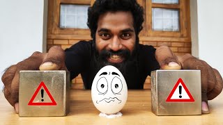 MONSTER MAGNET VS EGG  POWERFUL MONSTER MAGNETS MEET  ഇടയിൽപ്പെട്ട മുട്ട  M4 TECH [upl. by Analla]