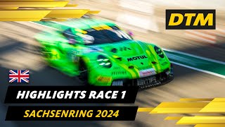 BEST OF RACE 1  DTM 2024 Highlights  Sachsenring [upl. by Lyell]