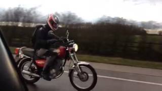 Suzuki GN 125 on the road [upl. by Rabjohn417]