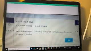 CERSAI Error could not connect to ELock SignApp [upl. by Janith]