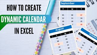 📅 Excel Dynamic Calendar Create a Holiday and Weekend Highlighting Tool 🚀🎉 [upl. by Miahc269]