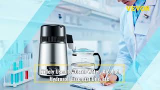 VEVOR Water Distiller Pure Water Alcohol amp Essential Oils at Home Easy amp Efficient [upl. by Ellenij]