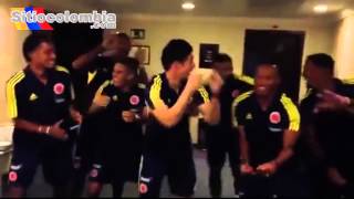 Baile de la Selección Colombia en el mundial de Brasil 2014 [upl. by Isidor]