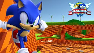 SONIC 2 VR  INCRÍVEL PROJETO EM 3D  JOGANDO A DEMO [upl. by Manwell]