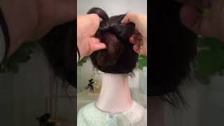 Very unique hairstylehairstyle hair howtostylenaturalhair hairtutorial [upl. by Manville]