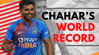 HOW did Deepak CHAHAR break a WORLD RECORD  HISstory  Animation  Aakash Chopra [upl. by Nickey]