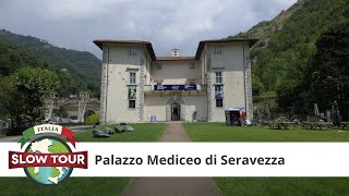 Syusy Blady fra le Ville Medicee Toscane il Palazzo Mediceo di Seravezza  Italia Slow Tour [upl. by Beret]