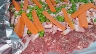 ROLLO DE CARNE MOLIDA con verduras [upl. by Oemac]