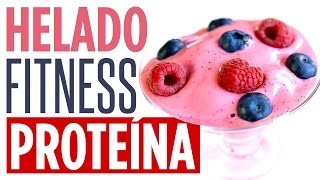 Receta Fitness  Helado de Proteínas [upl. by Netaf884]