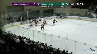 Bemidji State Mens Hockey Highlights vs No 16 Minnesota State Nov 1 2024 [upl. by Nileuqcaj]