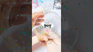 Blowing bubbles with cute kuromi and bursting them Relaxing video blowing kuromi bubble sanrio [upl. by Anillehs]