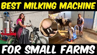 Best Milking Machine for small Dairy Farms  Milking Machine for Cows amp Buffalo  Price in India [upl. by Notneb]