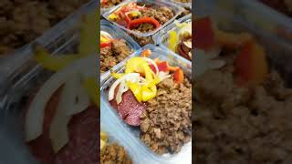 CARNE MOLIDA 🥩 VEGETALES AL GRILL carne vegetales receta recetasfaciles recetas chef cocina [upl. by Eneryt]