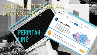 tutorial nanocad perintah line [upl. by Baggott]